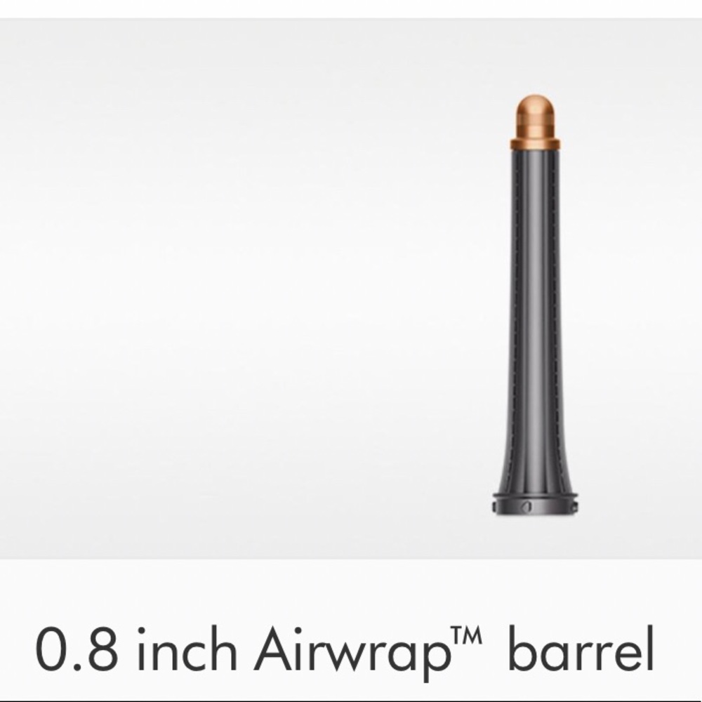 BNIB .8/ 20 mm Long Barrel 2022 attachment for Dyson Airwrap (Iron/Copper)